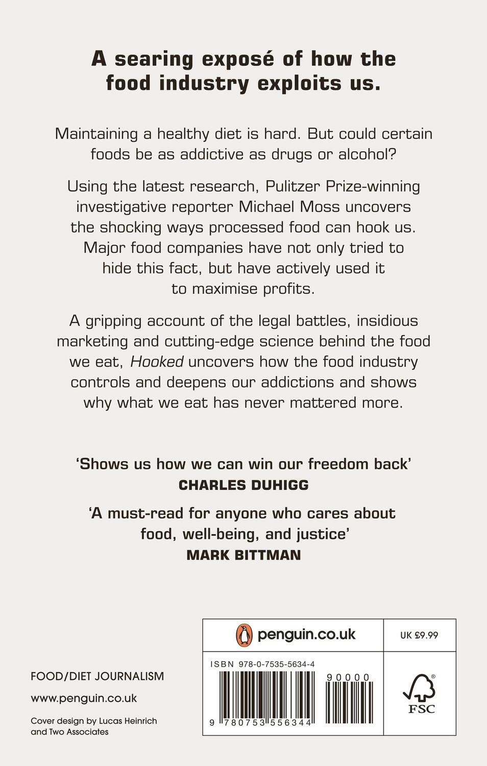 Rückseite: 9780753556344 | Hooked | How We Became Addicted to Processed Food | Michael Moss