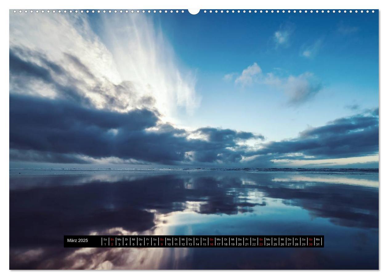 Bild: 9783435489039 | Abendlicht über der Nordsee (Wandkalender 2025 DIN A2 quer),...