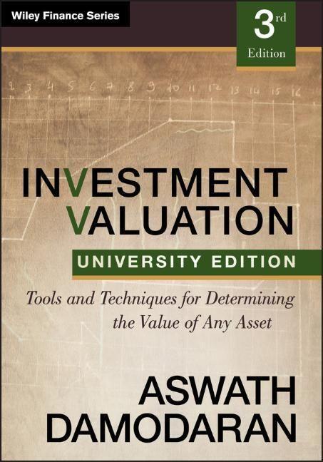Cover: 9781118130735 | Investment Valuation | Aswath Damodaran | Taschenbuch | Englisch
