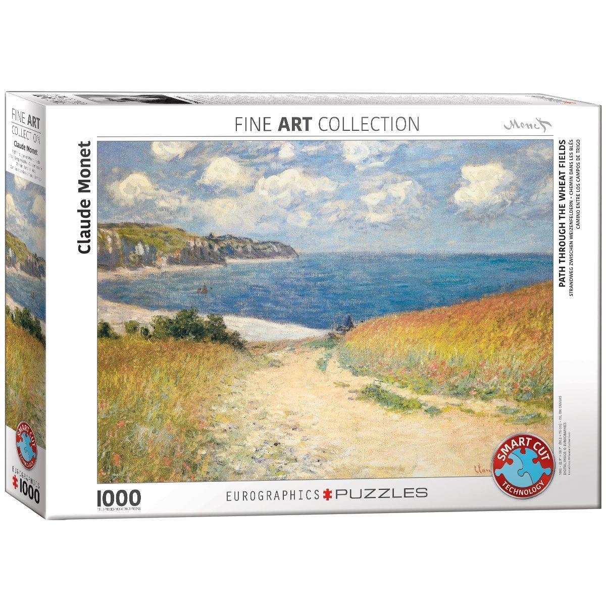 Cover: 628136614993 | Strandweg zwischen Weizenfeldern von Claude Monet 1000 Teile | Monet