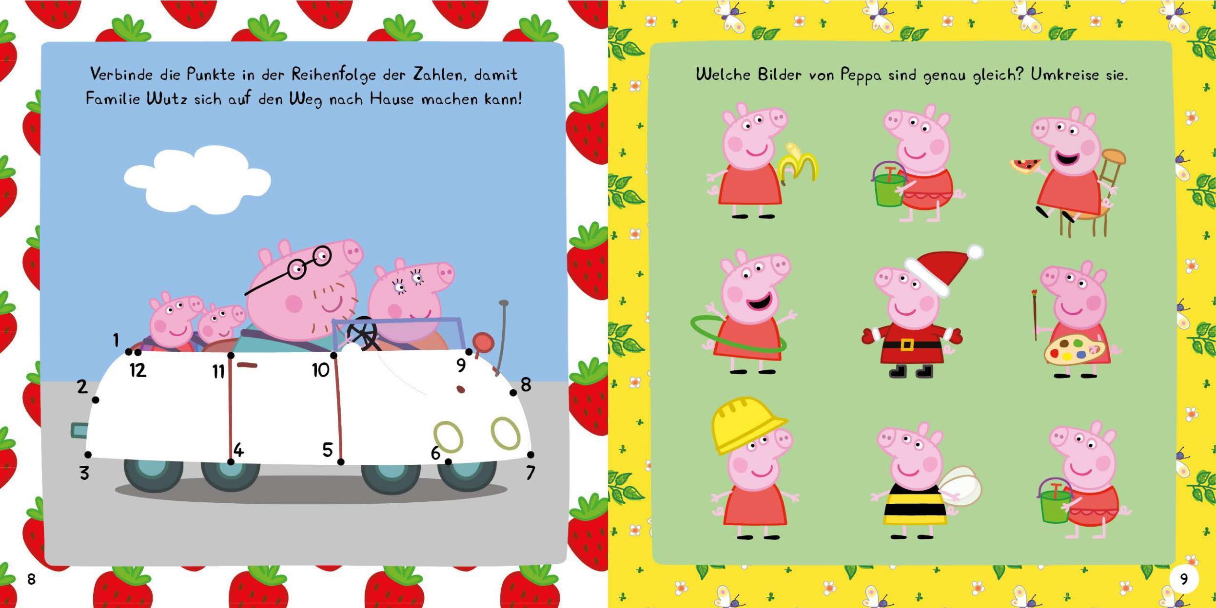 Bild: 9783849914707 | Peppa Pig Stickerspaß | Mit lustigen Rätseln | Taschenbuch | Peppa Pig