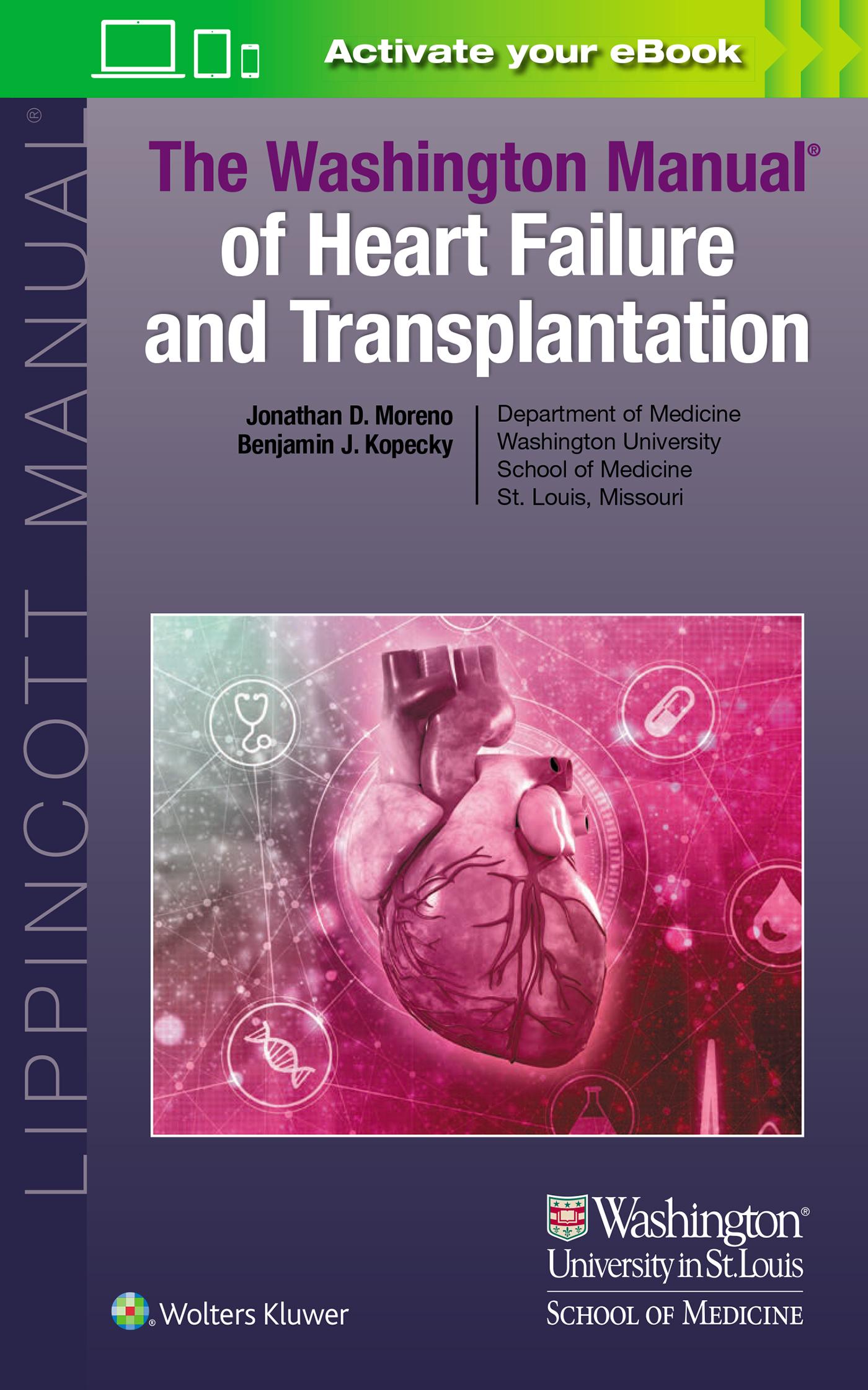 Cover: 9781975212520 | Washington Manual Heart Failure Transp | Jonathan Moreno (u. a.)