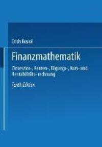 Cover: 9783409302012 | Finanzmathematik | Taschenbuch | Paperback | 217 S. | Deutsch | 1982
