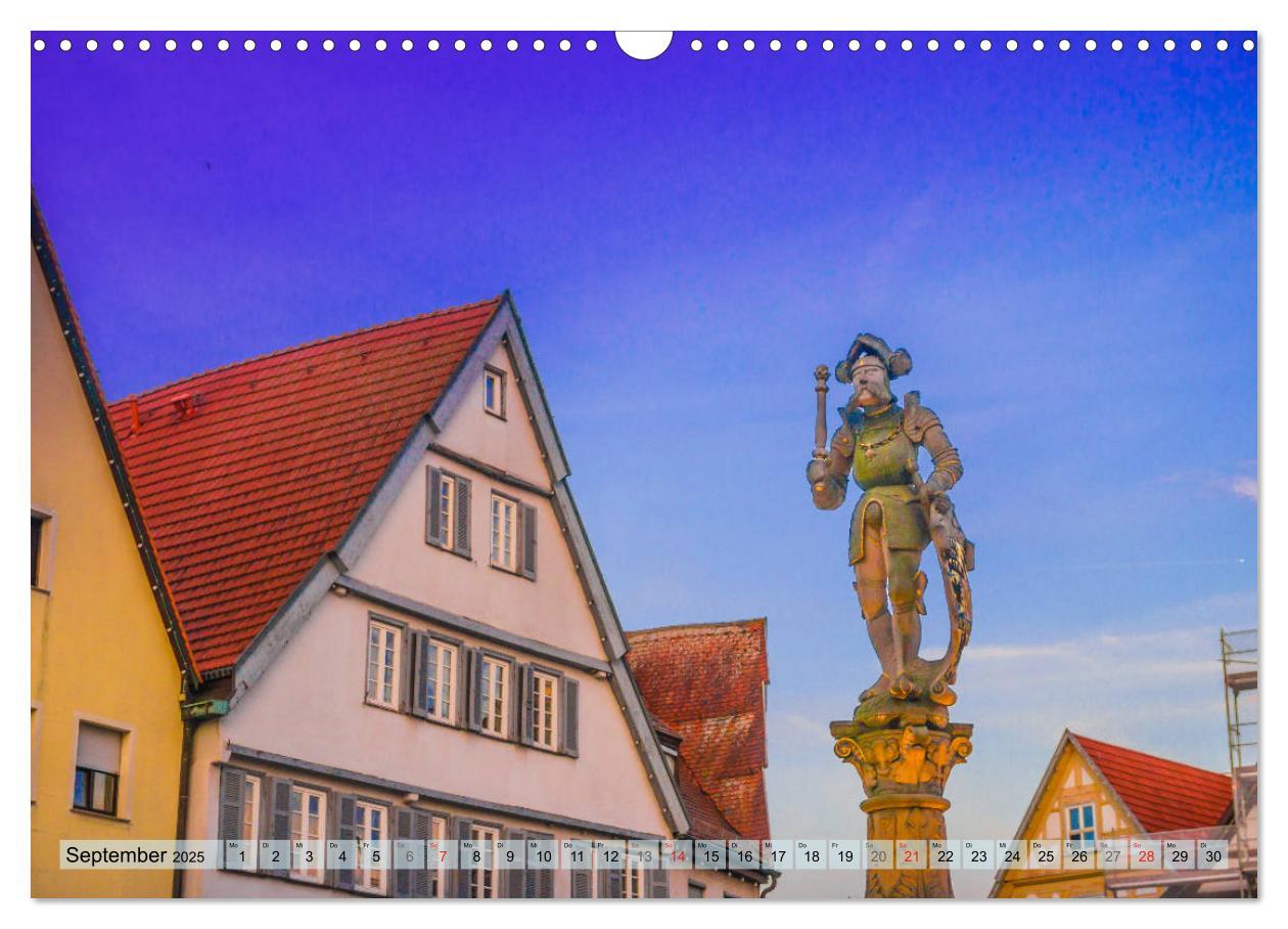 Bild: 9783435221929 | Leonberg - Altstadt in Abendstimmung (Wandkalender 2025 DIN A3...