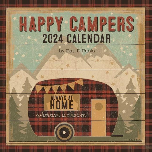 Cover: 9781524879075 | Happy Campers 2024 Wall Calendar | Dan DiPaolo | Kalender | Englisch