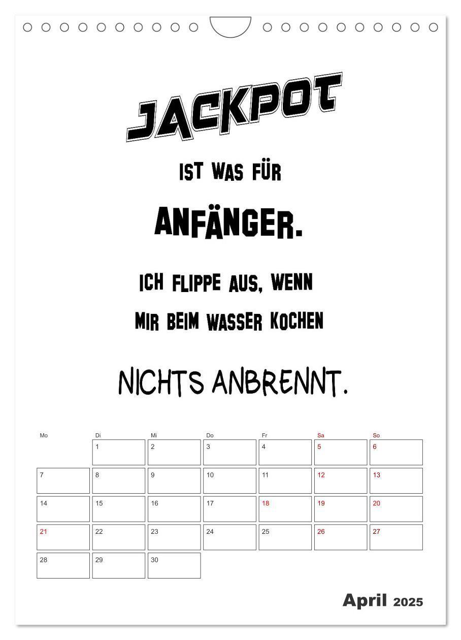 Bild: 9783435855865 | Sprüche für die Küche. Mit Jahresplaner (Wandkalender 2025 DIN A4...