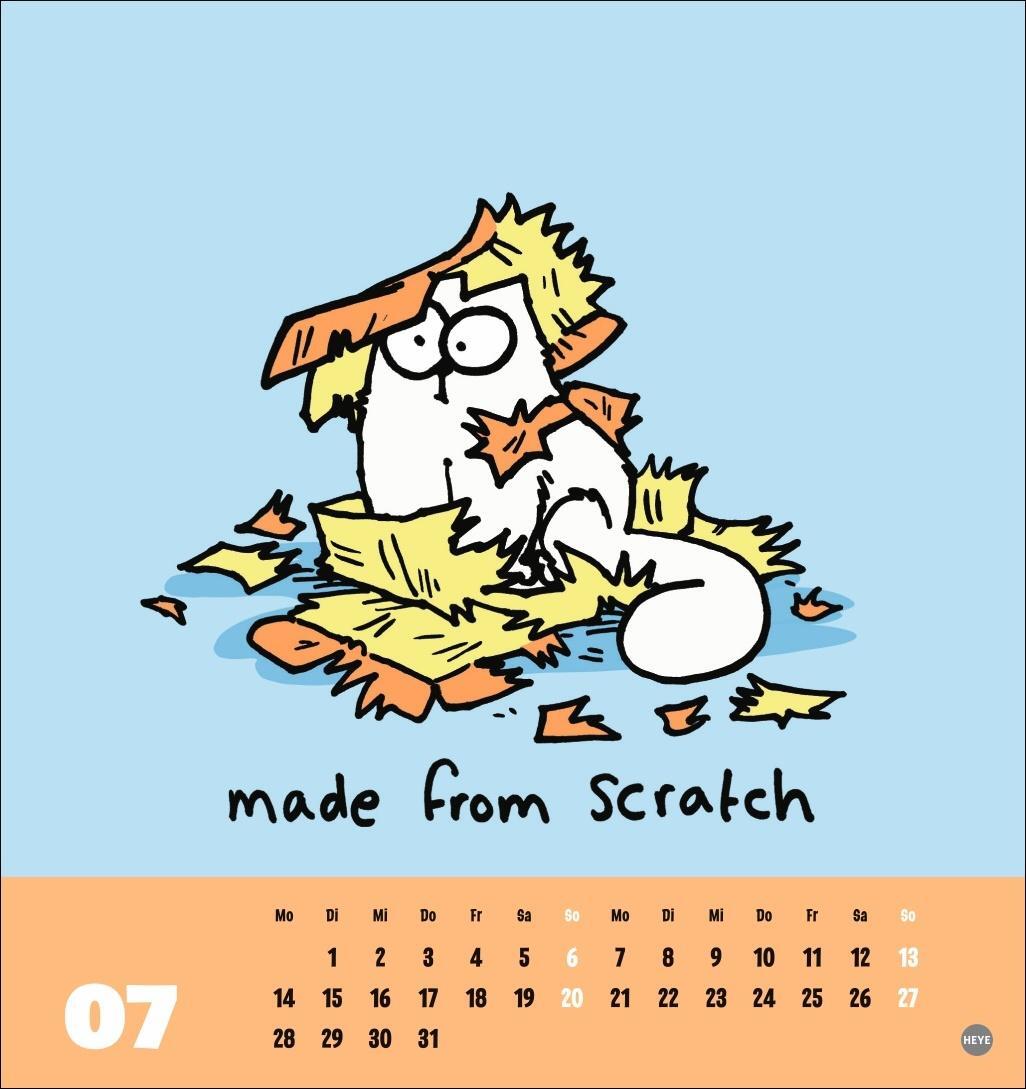 Bild: 9783756408610 | Simons Katze Postkartenkalender 2025 | Kalender | Spiralbindung | 2025