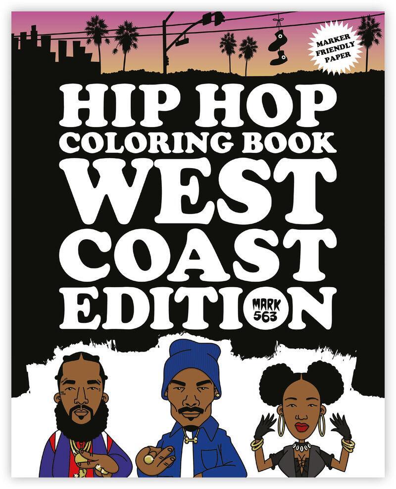 Cover: 9789188369413 | Hip Hop Coloring Book: West Coast Edition | Mark | Taschenbuch | 2021