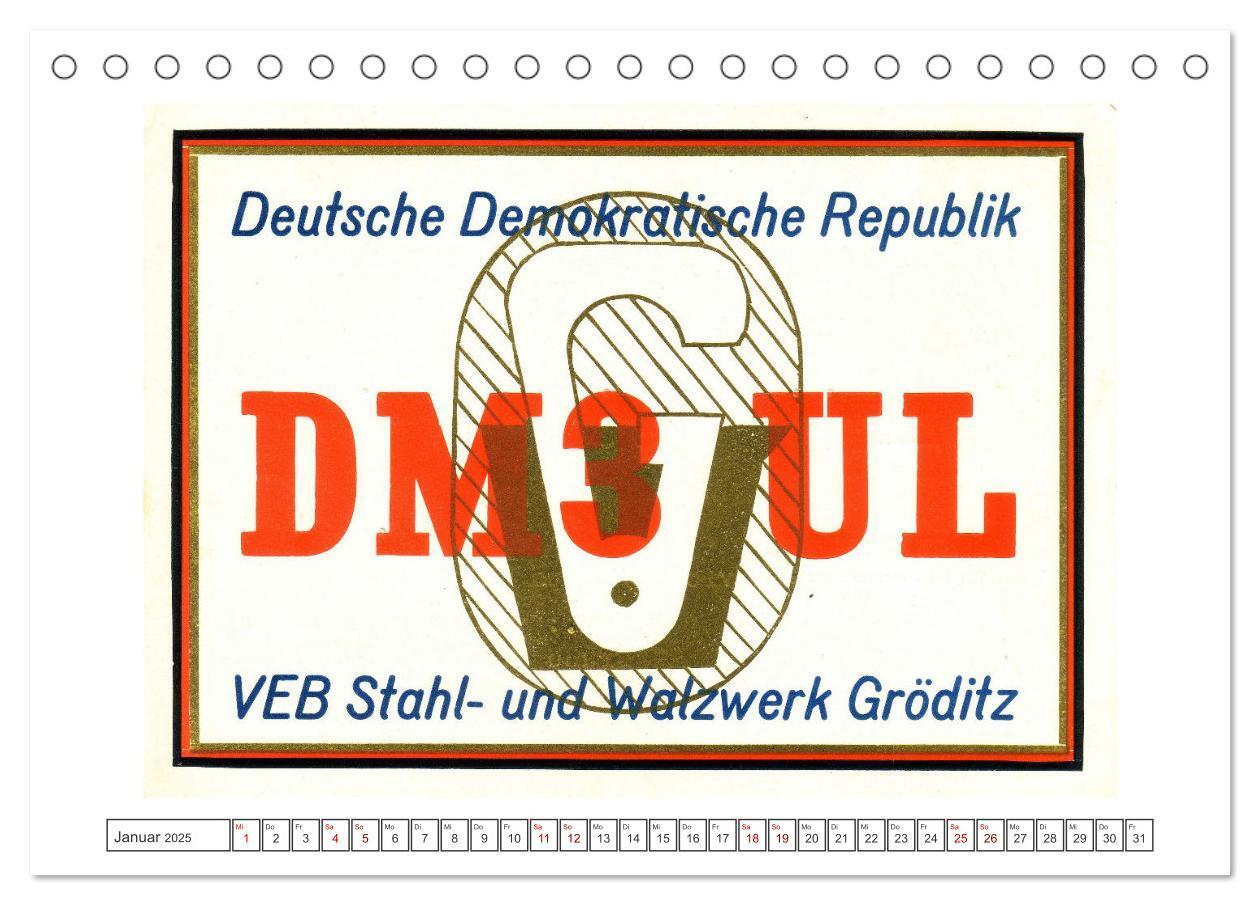 Bild: 9783383940033 | DDR Amateurfunk Historische Karten (Tischkalender 2025 DIN A5...