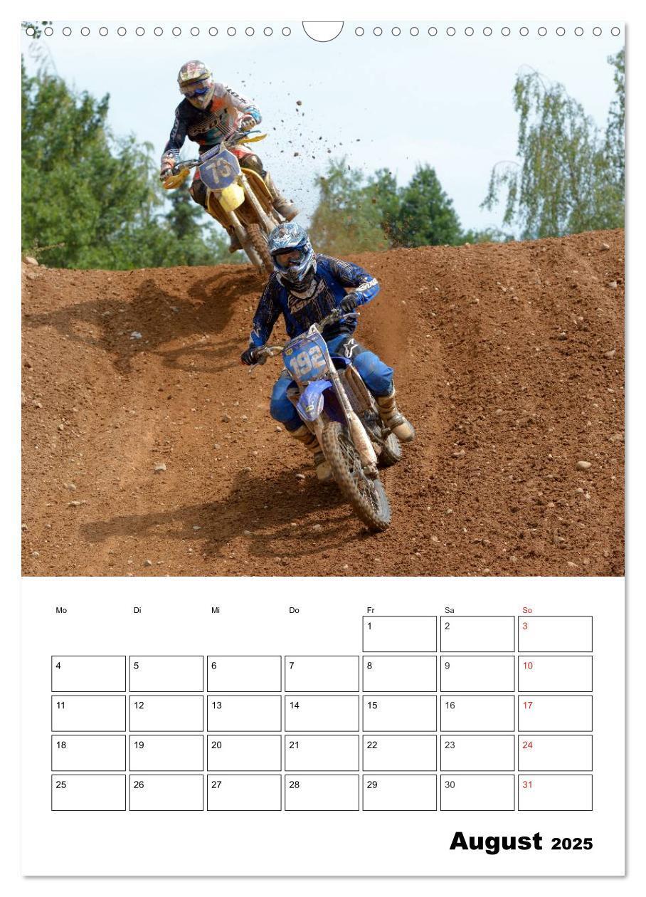 Bild: 9783457079355 | Motocross Terminplaner (Wandkalender 2025 DIN A3 hoch), CALVENDO...