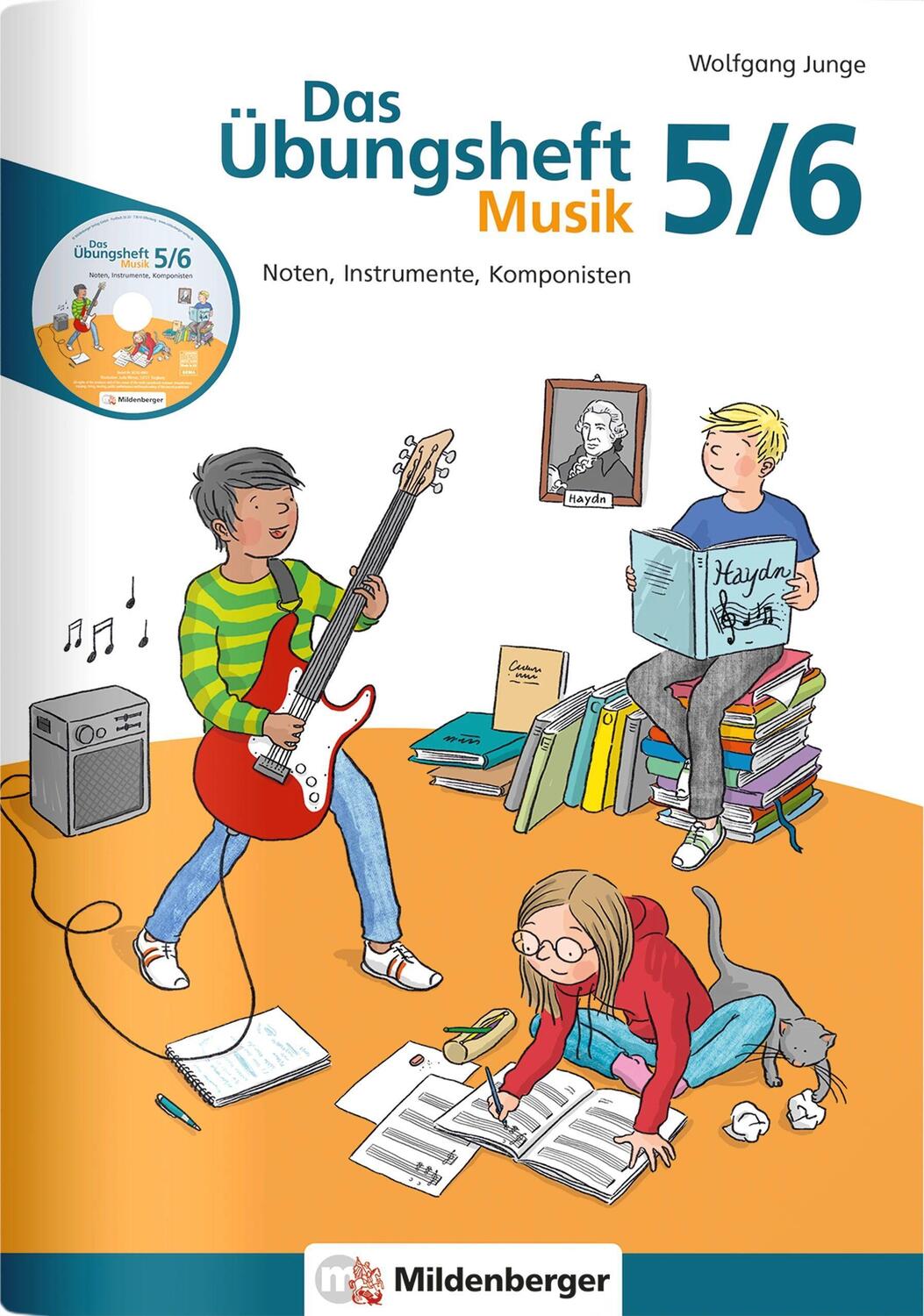 Cover: 9783619572892 | Das Übungsheft Musik 5/6 | Noten, Instrumente, Komponisten | Junge