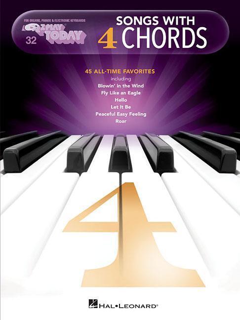 Cover: 9781540005618 | Songs with 4 Chords: E-Z Play Today Volume 32 | Hal Leonard Corp