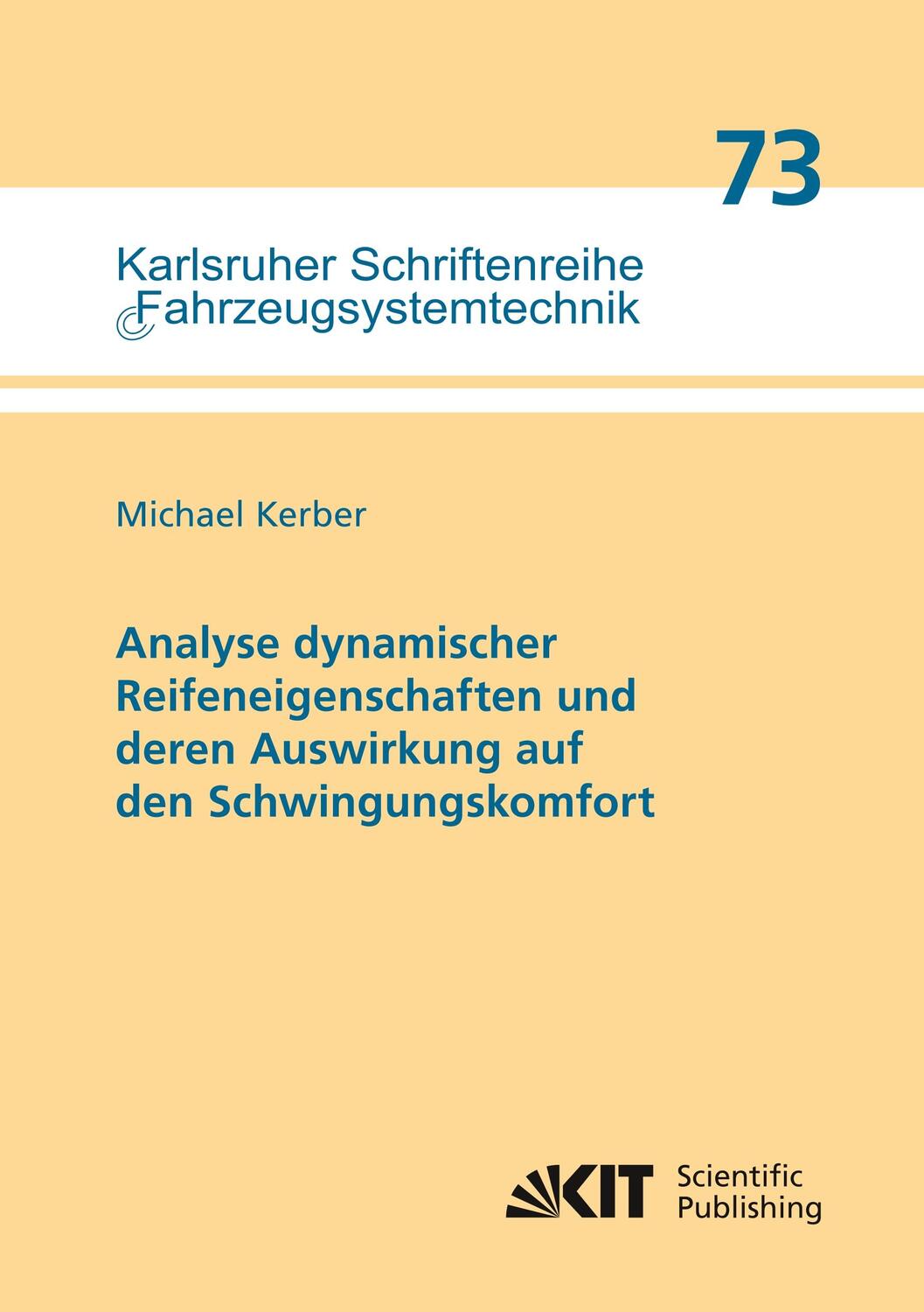 Cover: 9783731509448 | Analyse dynamischer Reifeneigenschaften und deren Auswirkung auf...