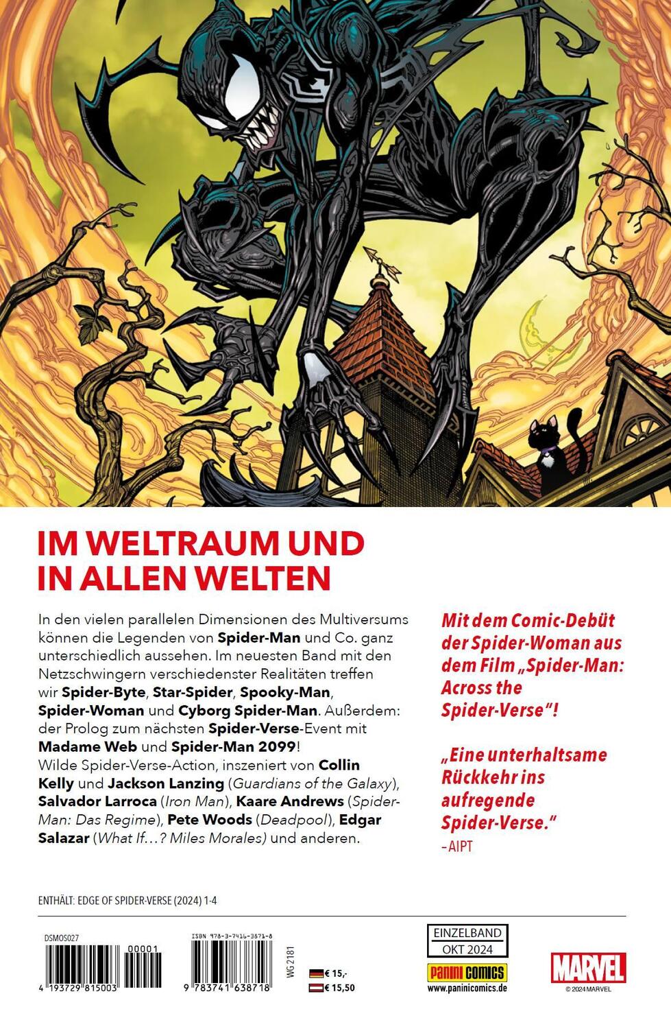 Rückseite: 9783741638718 | Spider-Verse: Im Multiversum ist die Hölle los | Lanzing (u. a.)