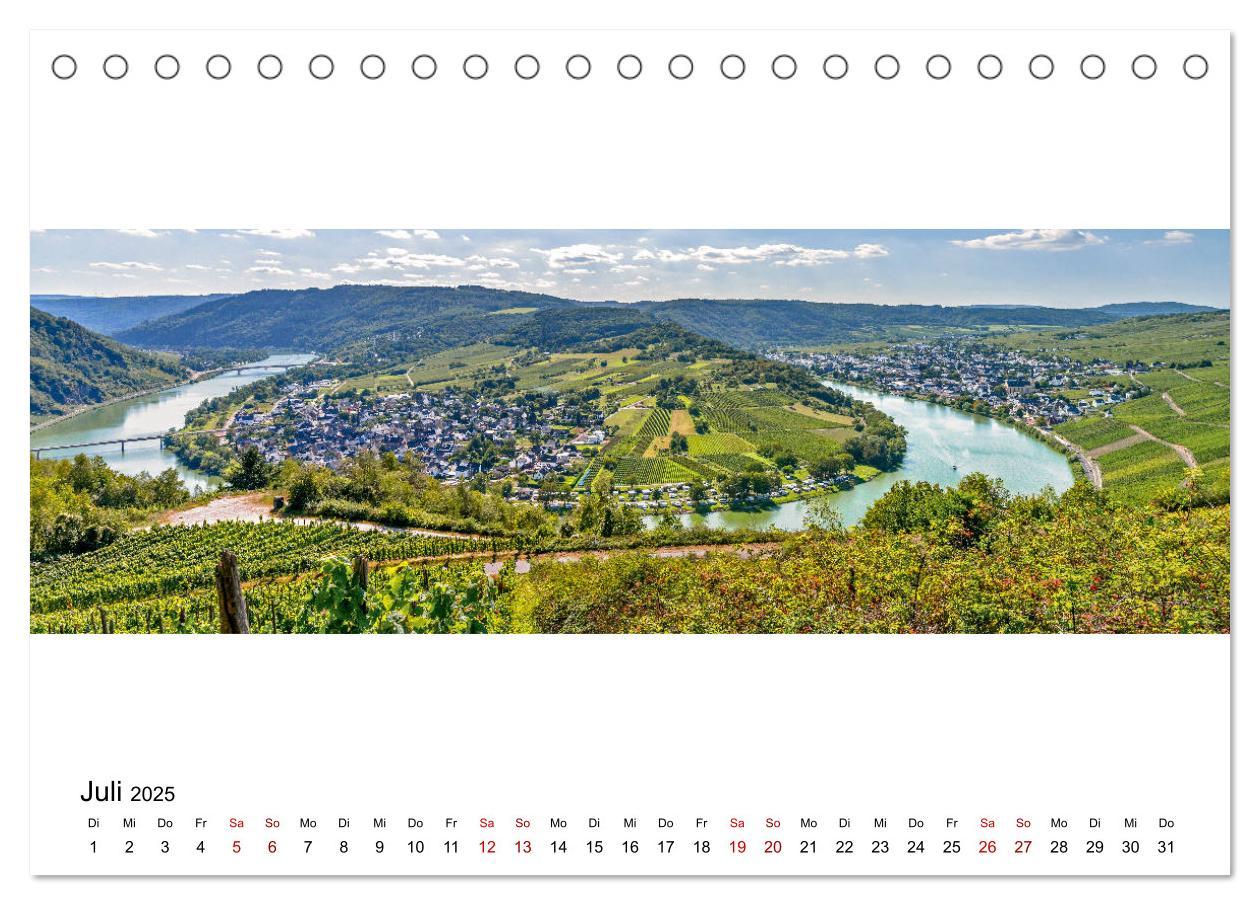 Bild: 9783435184774 | Mosel im Panorama (Tischkalender 2025 DIN A5 quer), CALVENDO...