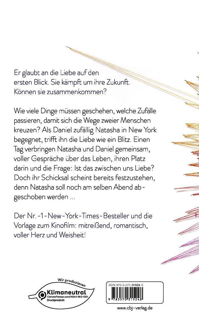 Bild: 9783570315248 | The sun is also a star | Deutsche Ausgabe | Nicola Yoon | Taschenbuch