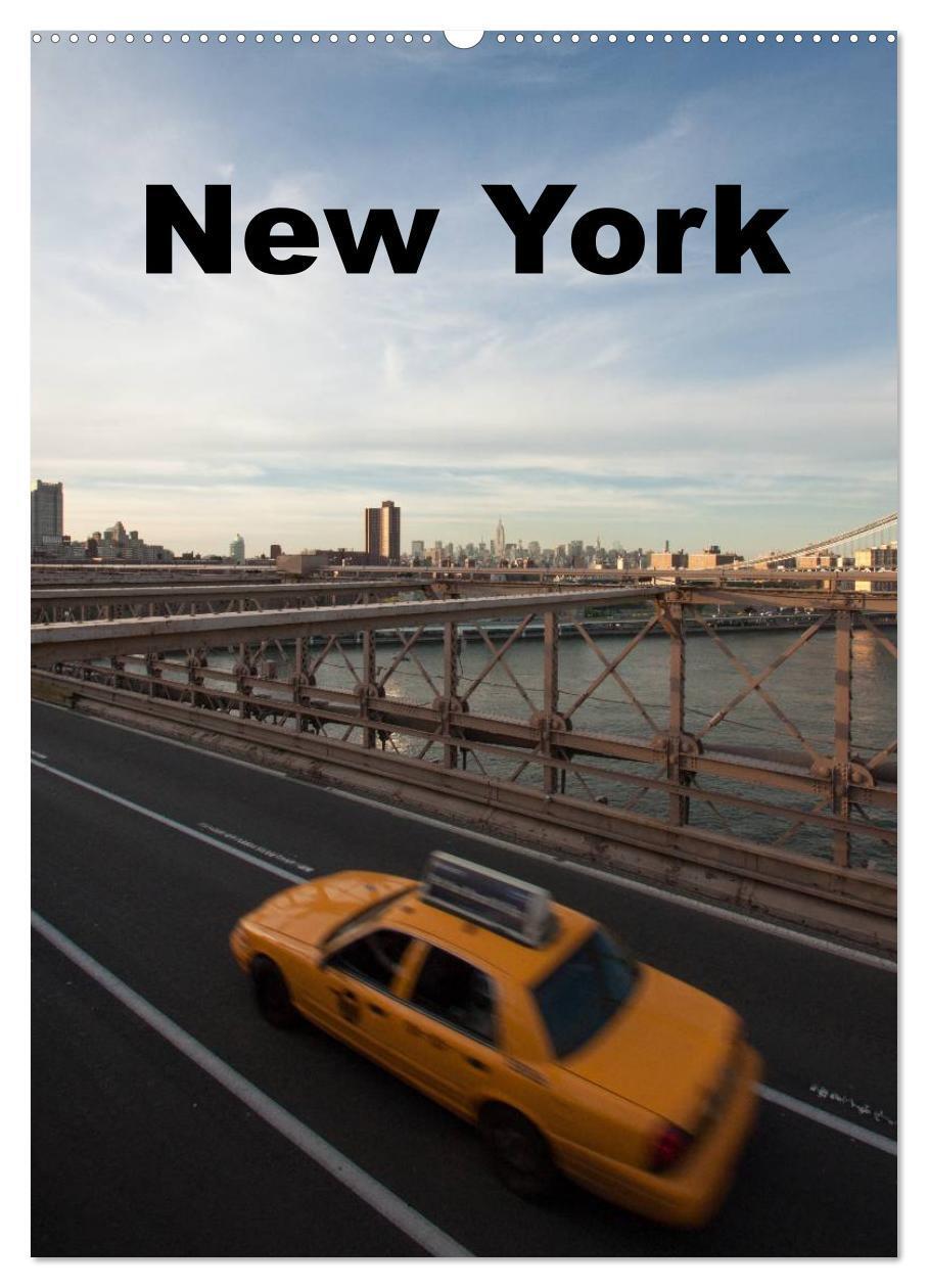 Cover: 9783383541117 | New York (Wandkalender 2024 DIN A2 hoch), CALVENDO Monatskalender