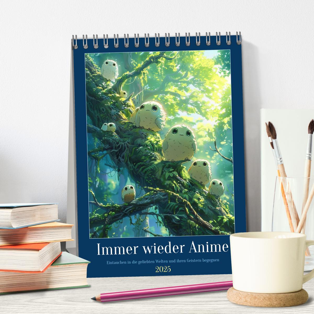 Bild: 9783383803123 | Immer wieder Anime (Tischkalender 2025 DIN A5 hoch), CALVENDO...