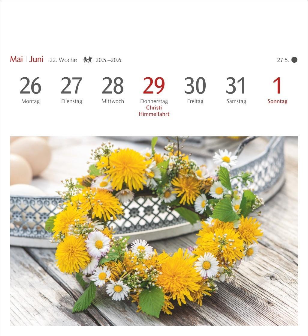 Bild: 9783840034541 | Blumenpracht Postkartenkalender 2025 - Wochenkalender mit 53...