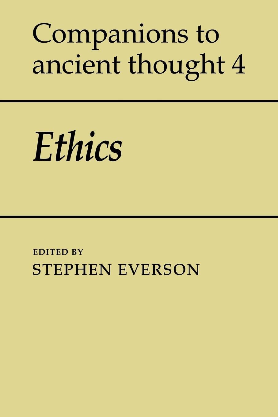 Cover: 9780521388320 | Ethics | Stephen Everson | Taschenbuch | Paperback | Englisch | 2010