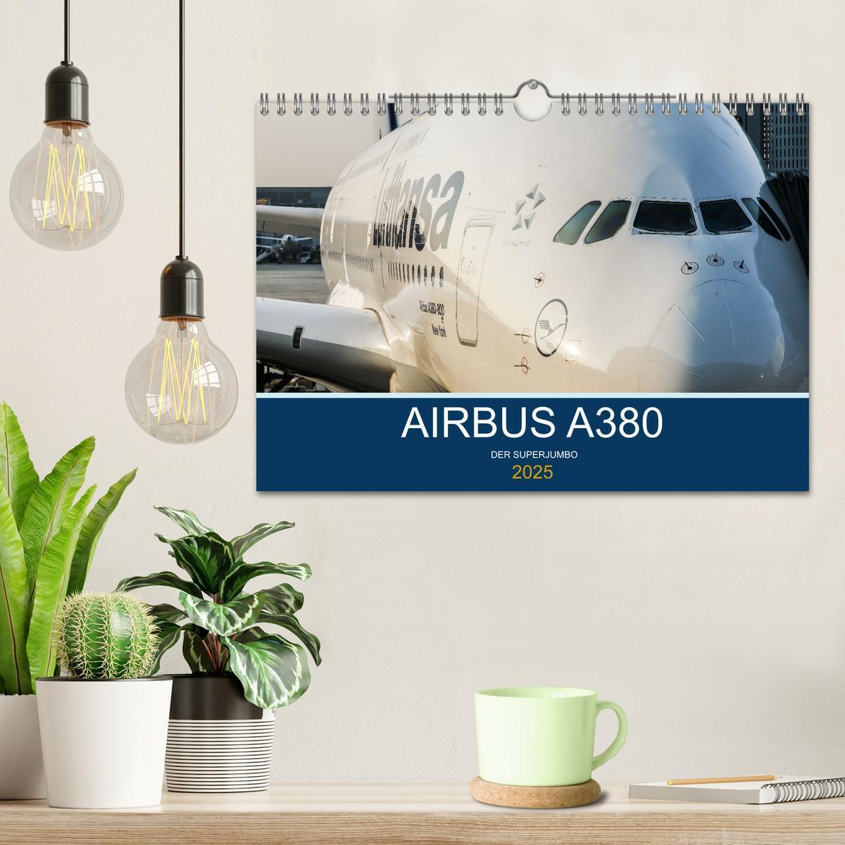 Bild: 9783435022274 | Airbus A380 Superjumbo 2025 (Wandkalender 2025 DIN A4 quer),...