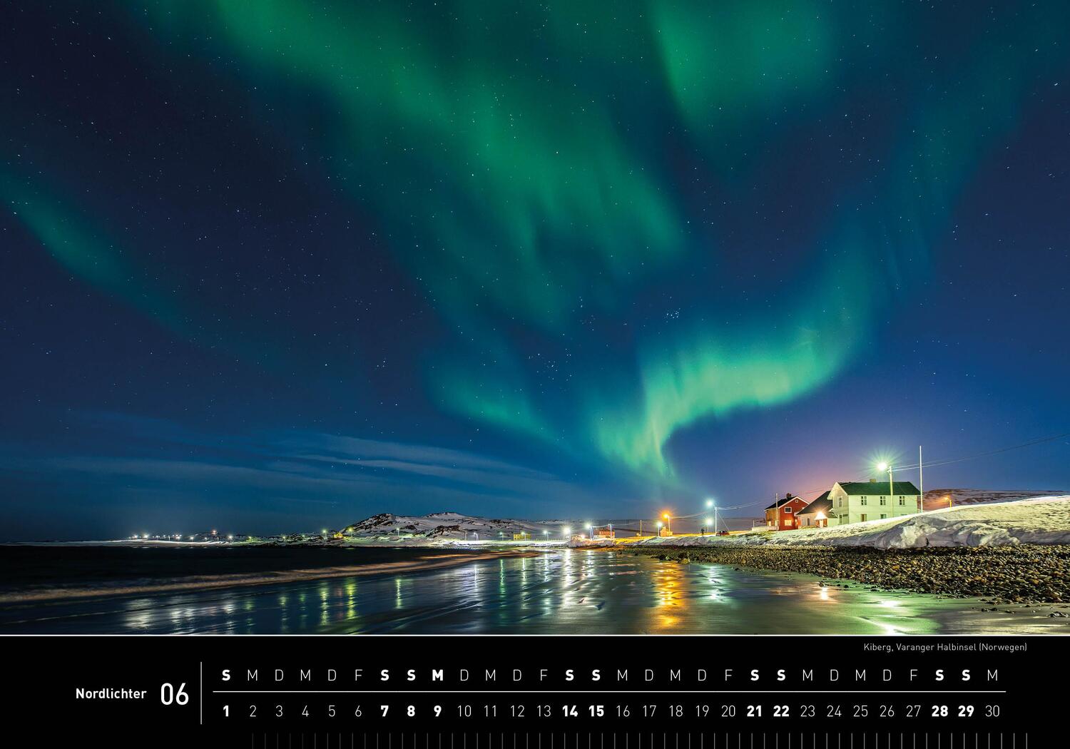 Bild: 9783968555249 | 360° Nordlichter Premiumkalender 2025 | Robert Haasmann | Kalender