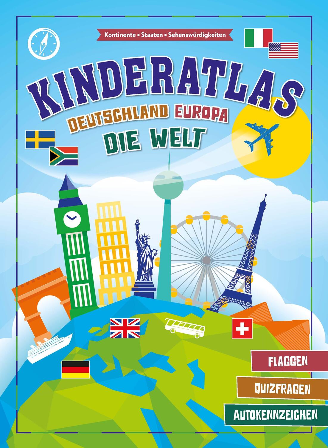 Cover: 9783849940430 | Kinderatlas Deutschland, Europa, die Welt | Verlag | Taschenbuch