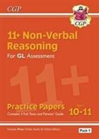 Cover: 9781789082265 | 11+ GL Non-Verbal Reasoning Practice Papers: Ages 10-11 Pack 1 (inc...