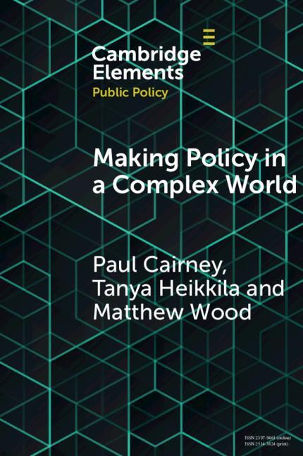 Cover: 9781108729109 | Making Policy in a Complex World | Paul Cairney (u. a.) | Taschenbuch