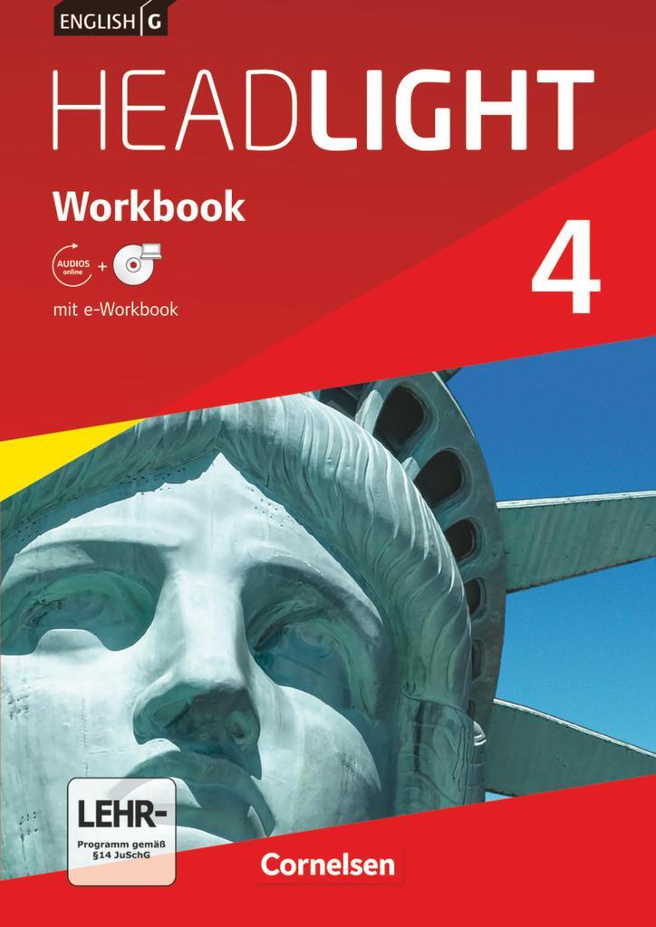 Cover: 9783060326433 | English G Headlight 04: 8. Schuljahr. Workbook mit CD-ROM...