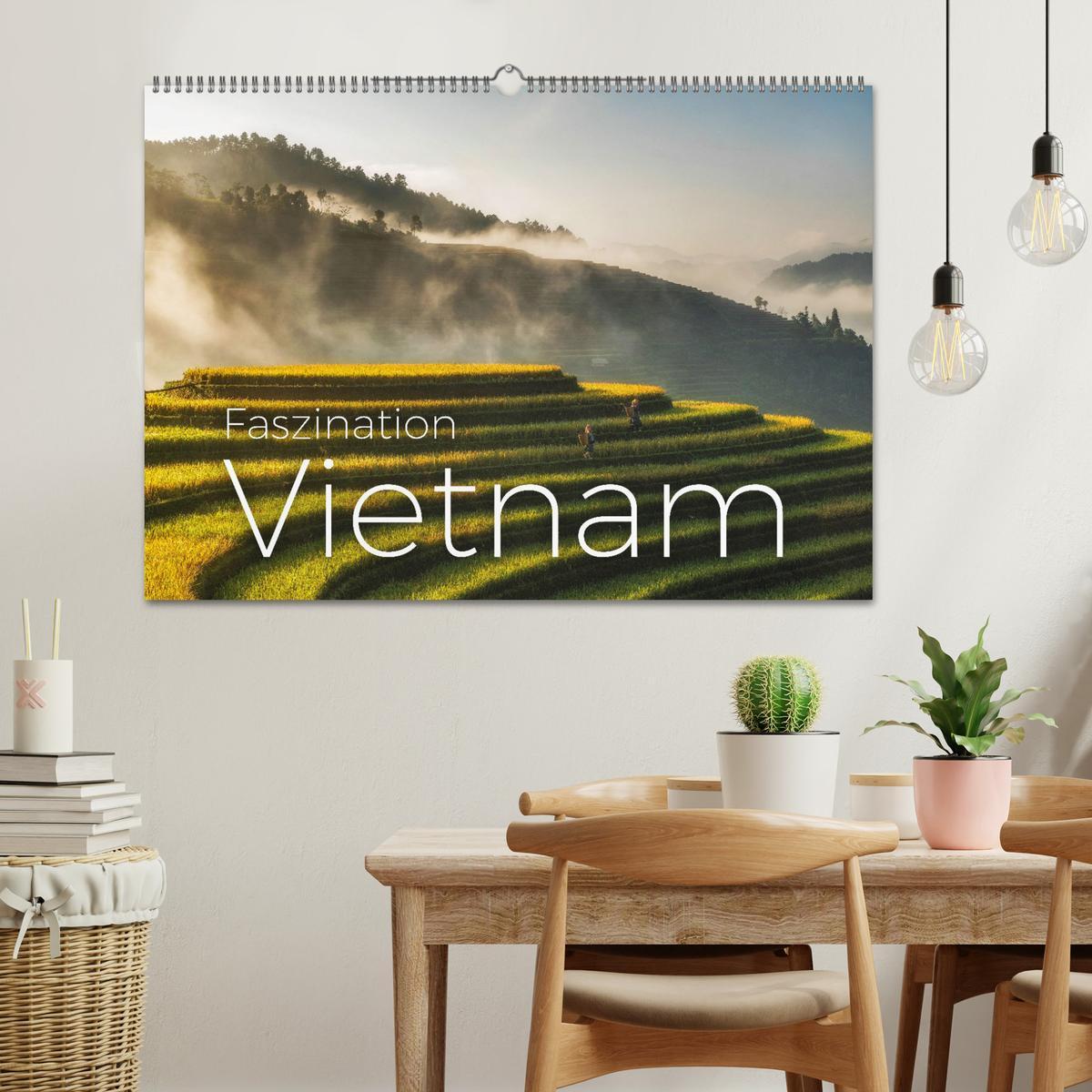 Bild: 9783383916724 | Faszination Vietnam (Wandkalender 2025 DIN A2 quer), CALVENDO...