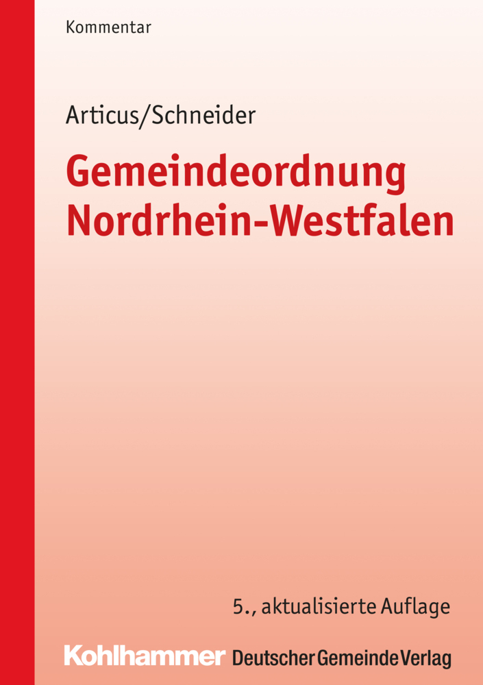 Cover: 9783555017822 | Gemeindeordnung Nordrhein-Westfalen (GO NRW), Kommentar | Taschenbuch