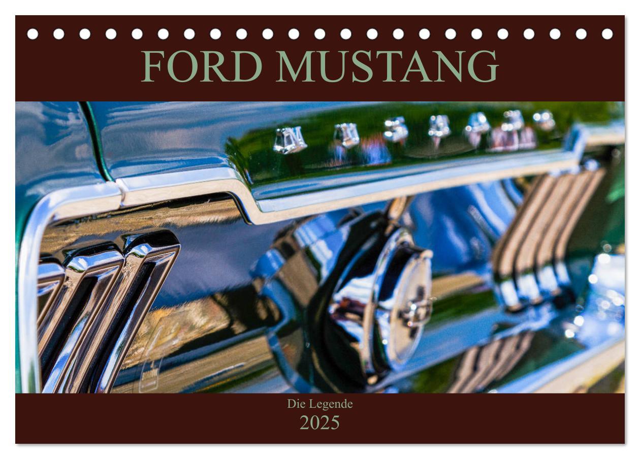 Cover: 9783435334230 | Ford Mustang - Die Legende (Tischkalender 2025 DIN A5 quer),...