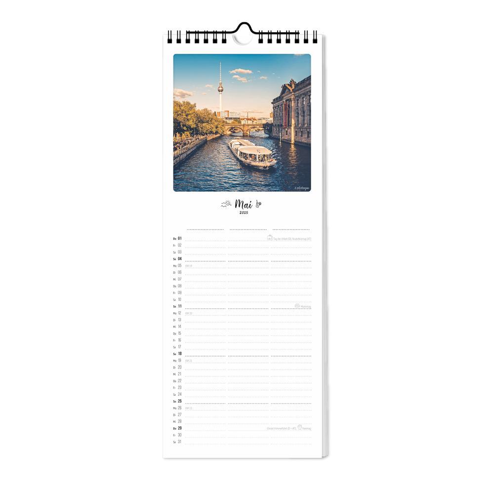 Bild: 4251781179416 | Planer 2025 - Berlin | 3 Spalten | Pickmotion | Kalender | Deutsch