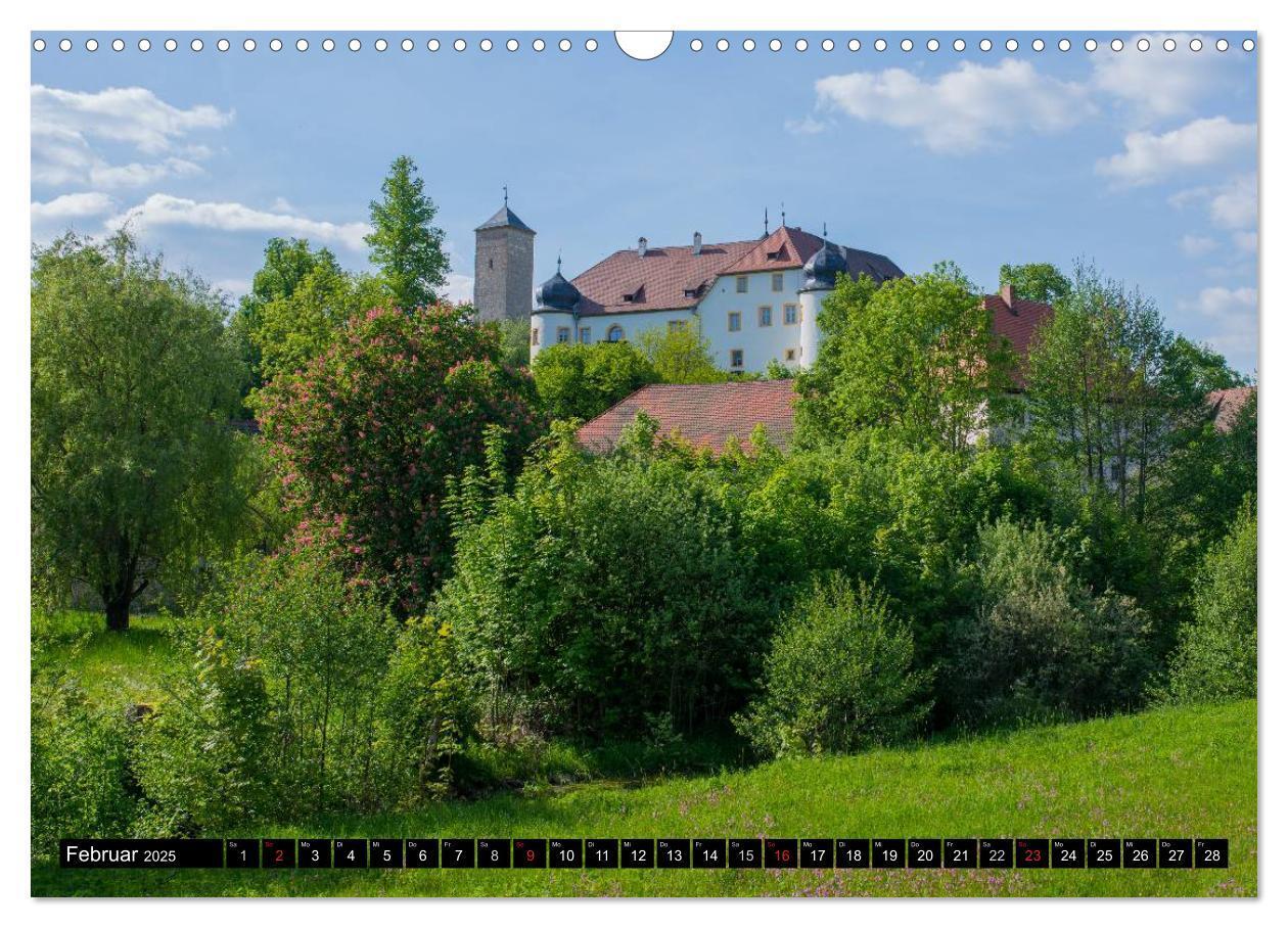 Bild: 9783435607181 | Unterwegs auf der fränkischen Burgenstraße (Wandkalender 2025 DIN...