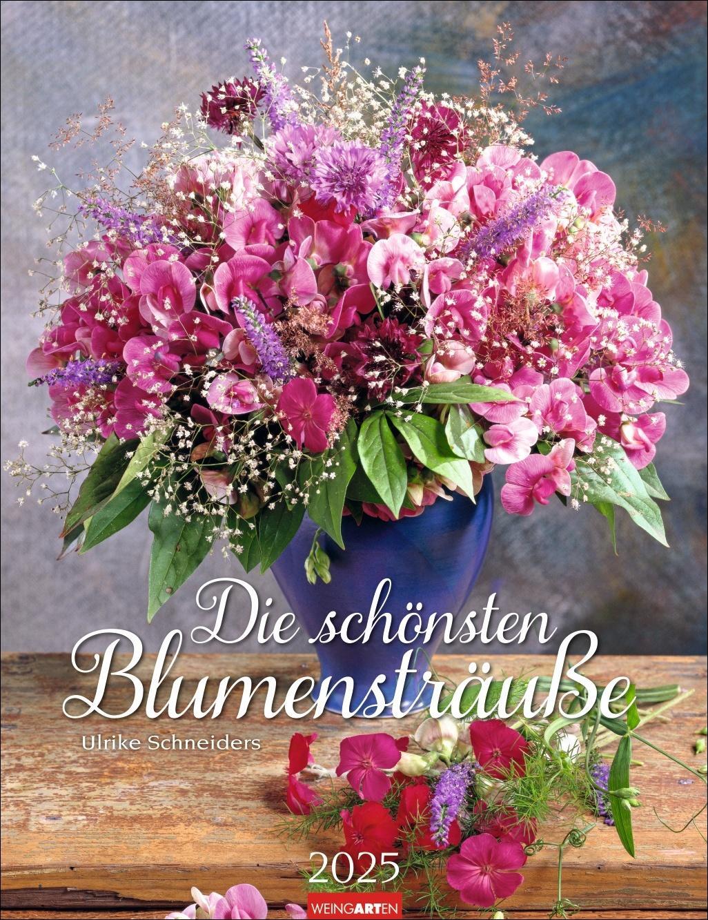Cover: 9783839900529 | Die schönsten Blumensträuße Kalender 2025 | Kalender | Spiralbindung