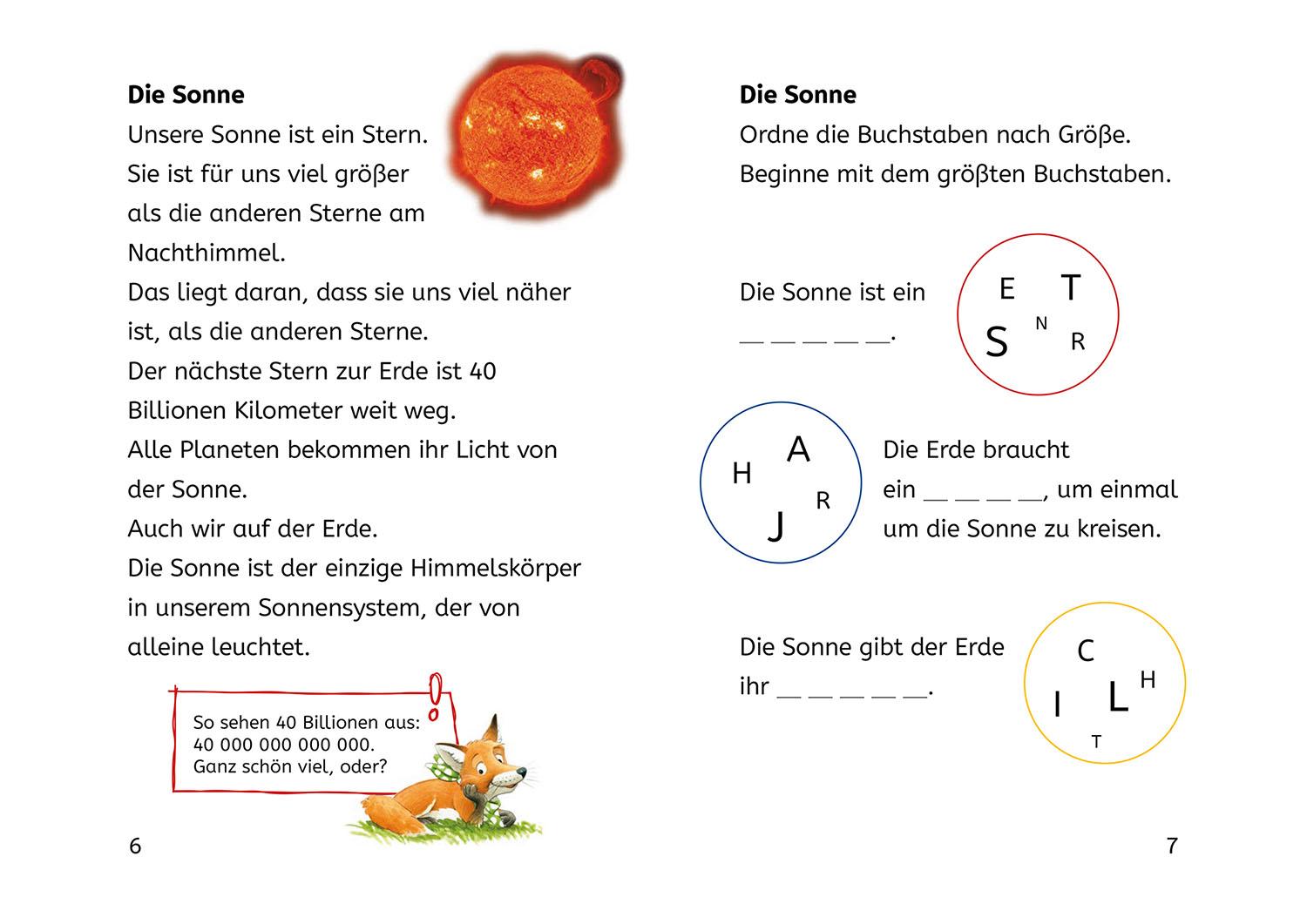 Bild: 9783440182161 | Lesen lernen mit Naturrätseln, Bücherhelden 2. Klasse, Sternbilder...