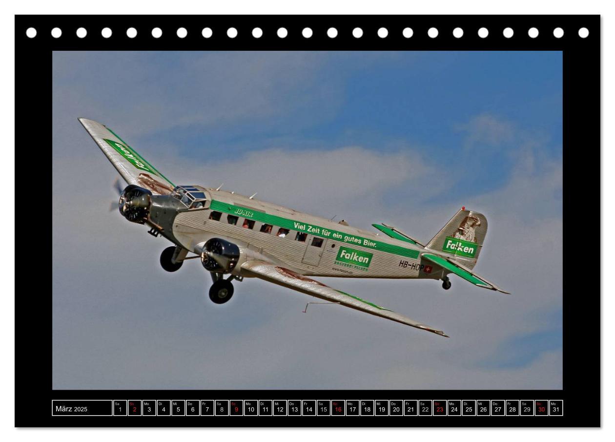 Bild: 9783435814978 | JU-AIR Ju-52 (Tischkalender 2025 DIN A5 quer), CALVENDO Monatskalender