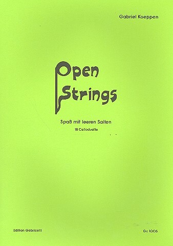 Cover: 9990050789059 | Open String | Gabriel Koeppen | Buch | Edition Gabricelli