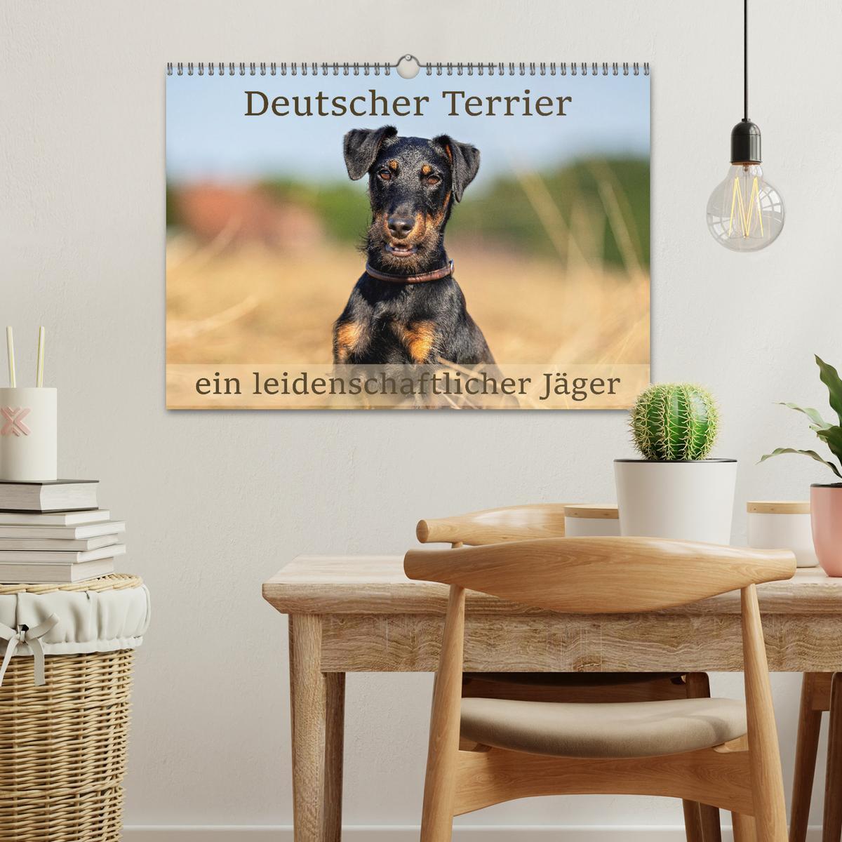 Bild: 9783457190098 | Deutscher Terrier - ein leidenschaftlicher Jäger (Wandkalender 2025...