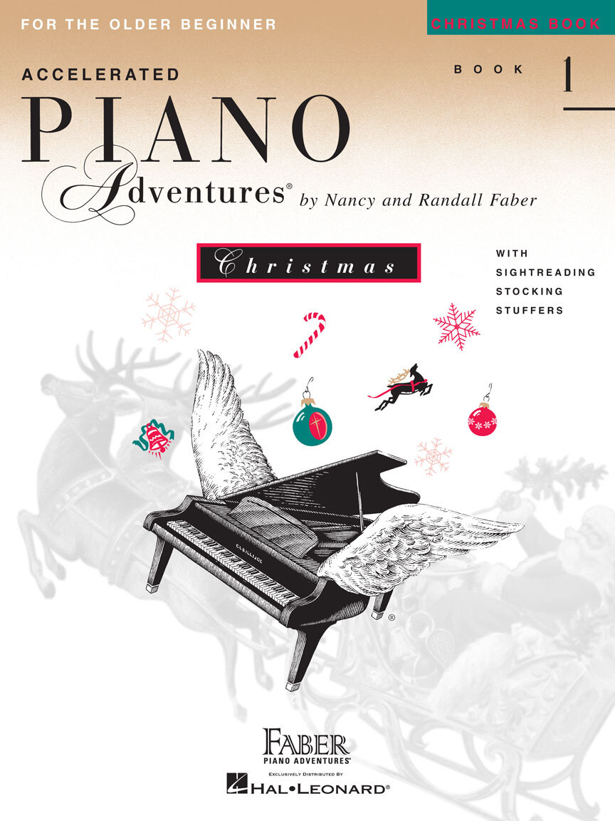 Cover: 674398202447 | Piano Adventures for the Older Beginner Xmas Bk 1 | Christmas Book 1