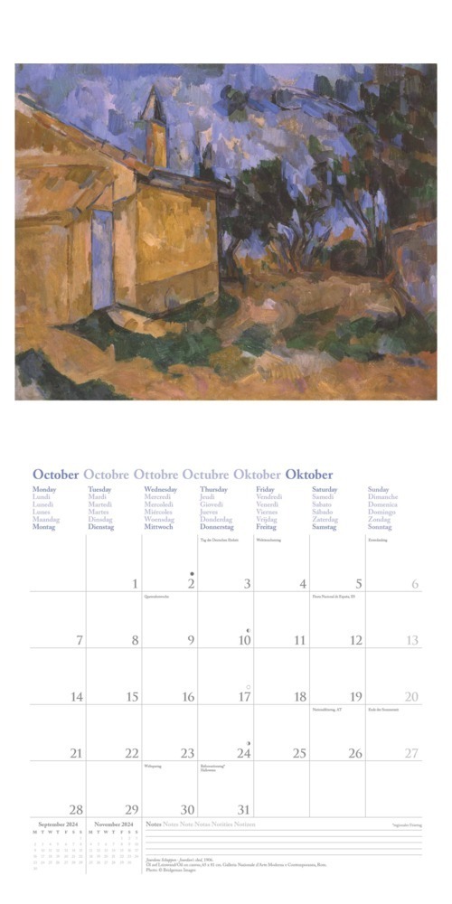 Bild: 4002725986788 | Paul Cézanne 2024 - Wand-Kalender - Broschüren-Kalender - 30x30 -...