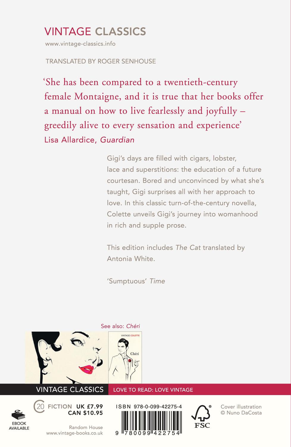 Rückseite: 9780099422754 | Gigi and The Cat | and, The Cat | Colette | Taschenbuch | Englisch