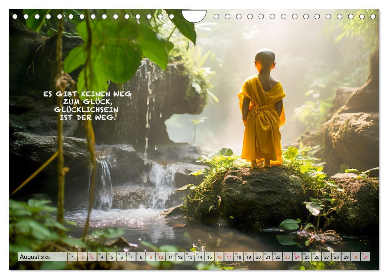 Bild: 9783383775000 | Buddhistische Sprüche (Wandkalender 2025 DIN A4 quer), CALVENDO...