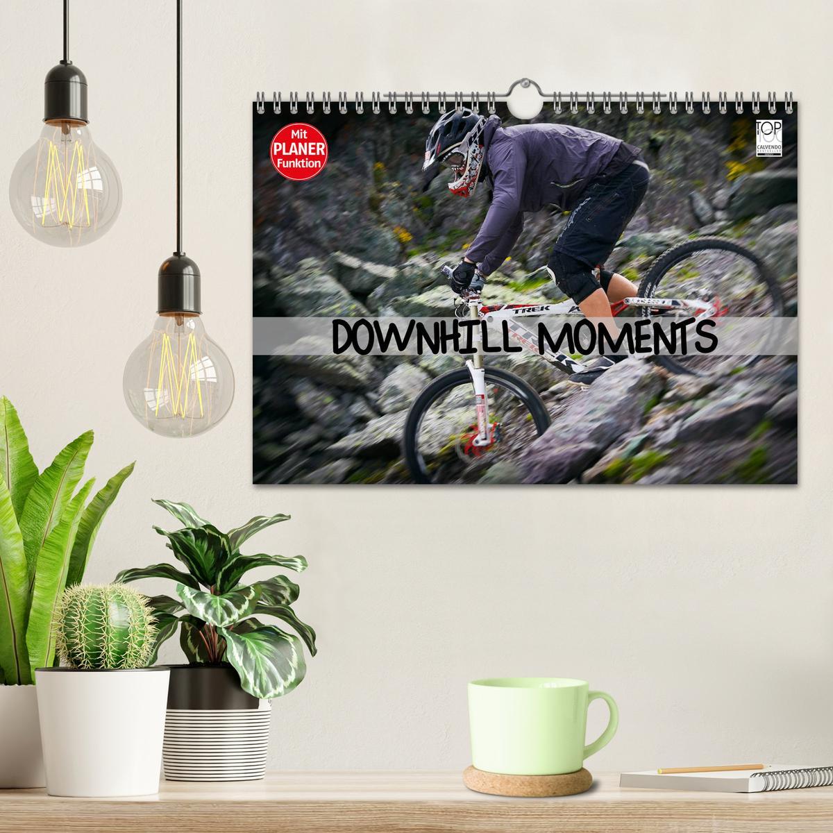 Bild: 9783435537396 | Downhill Moments (Wandkalender 2025 DIN A4 quer), CALVENDO...