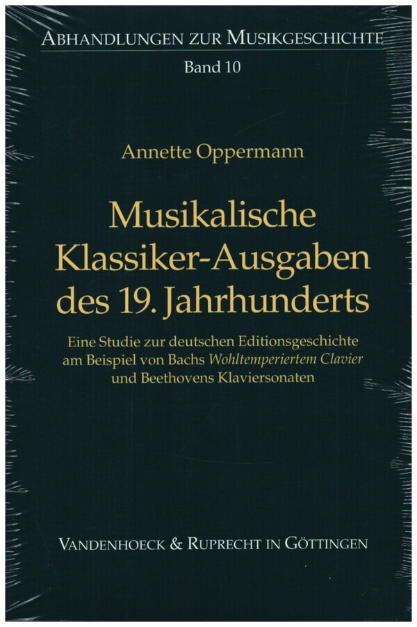 Cover: 9783525279090 | Musikalische Klassiker-Ausgaben des 19.Jahrhunderts | Oppermann | Buch