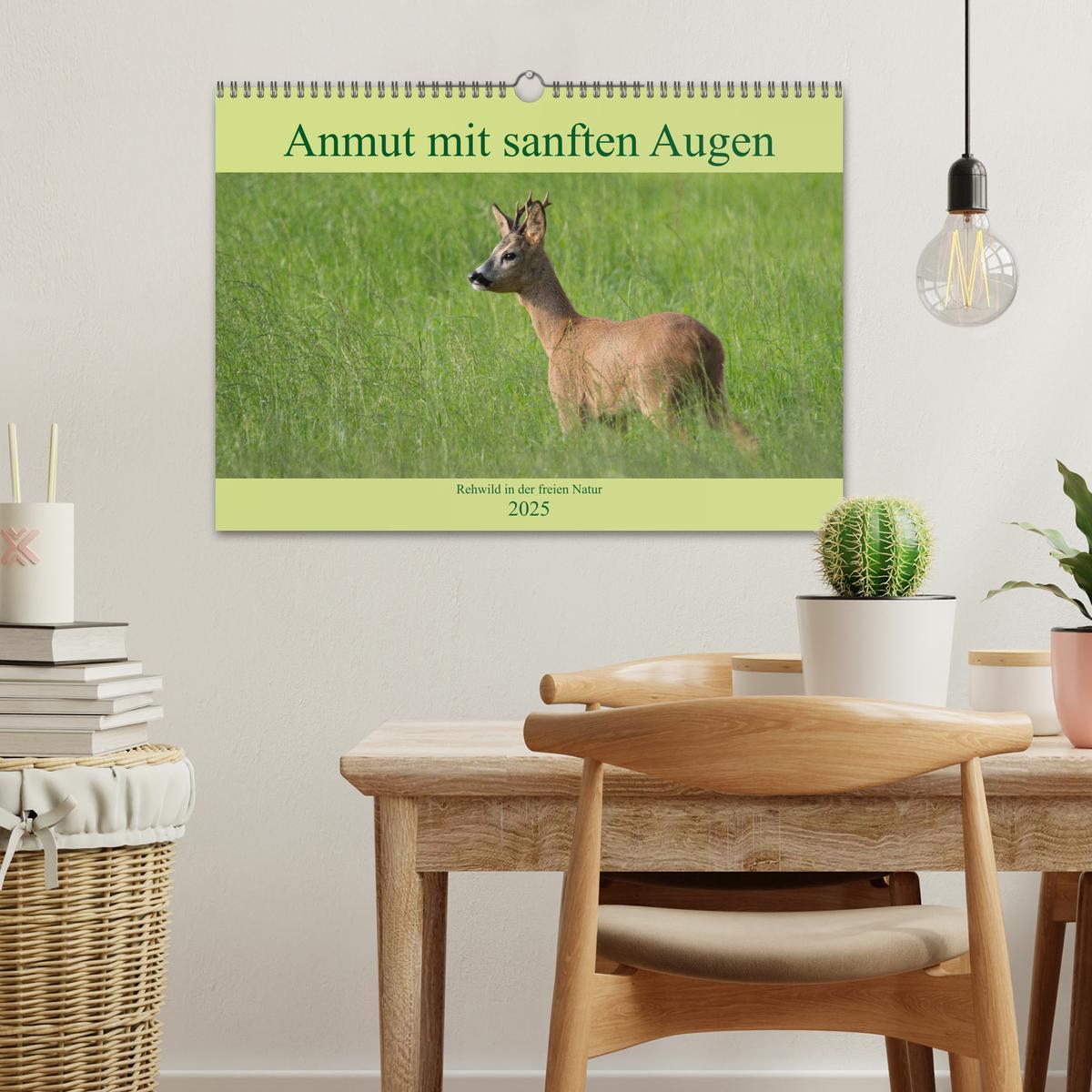 Bild: 9783435342730 | Anmut mit sanften Augen - Rehwild in der freien Natur (Wandkalender...