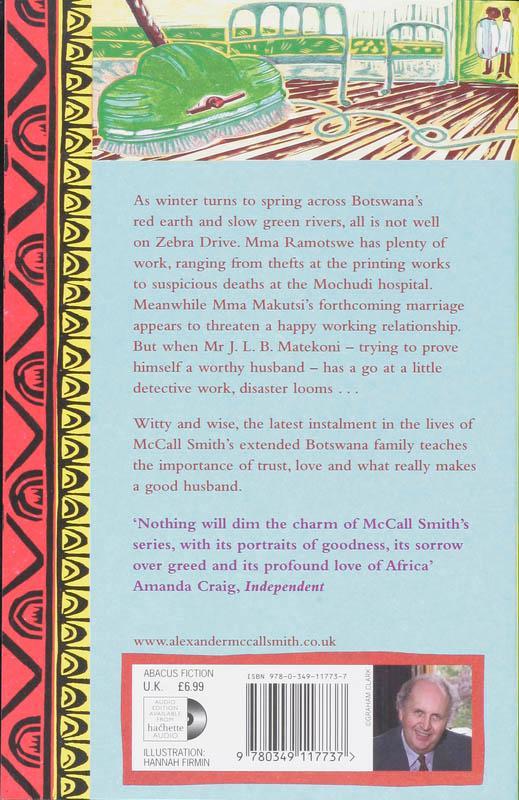 Rückseite: 9780349117737 | The Good Husband Of Zebra Drive | Alexander McCall Smith | Taschenbuch