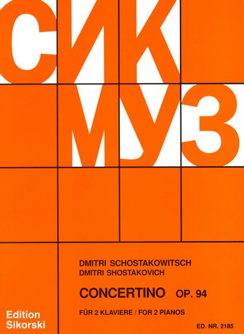 Cover: 9790003017488 | Piano Concertino Op.94 | Dimitri Shostakovich | Buch