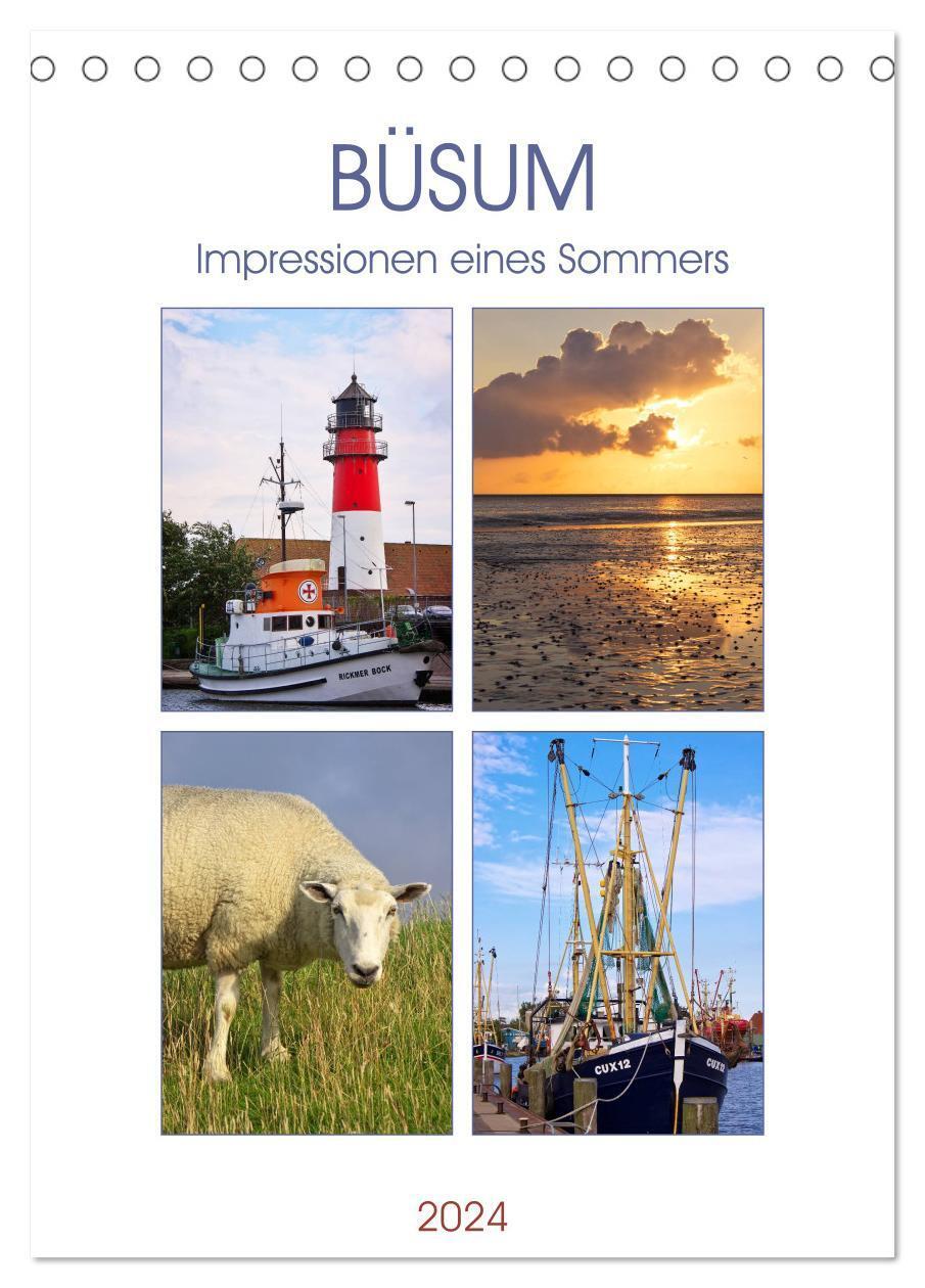 Cover: 9783383440489 | Büsum - Impressionen eines Sommers (Tischkalender 2024 DIN A5...